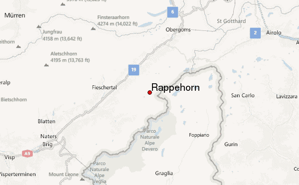 Rappehorn Location Map