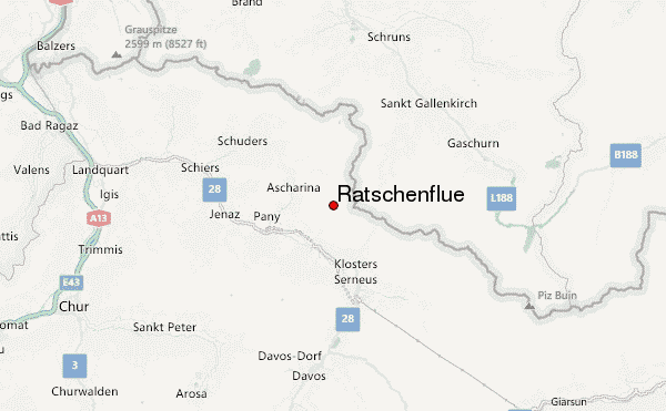 Rätschenflue Location Map
