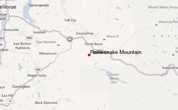 Rattlesnake Mountain Location Map