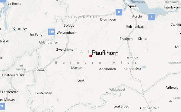 Rauflihorn Location Map