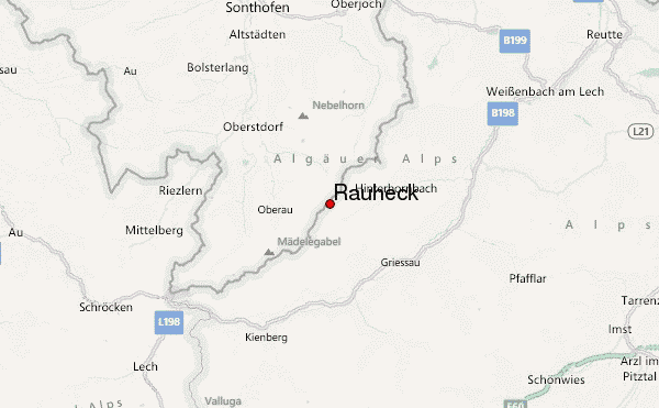 Rauheck Location Map