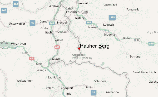 Rauher Berg Location Map