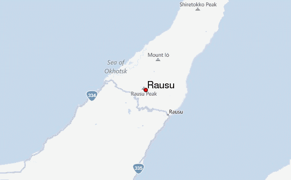 Rausu Location Map