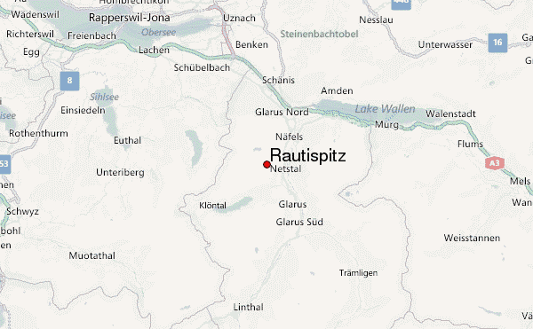 Rautispitz Location Map