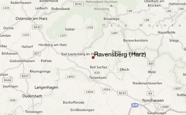 Ravensberg (Harz) Location Map