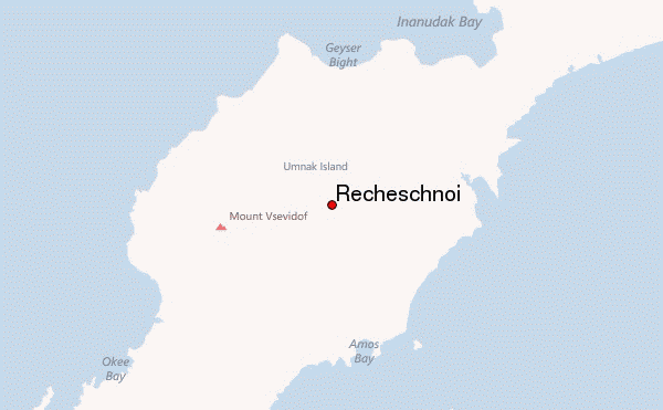 Recheschnoi Location Map