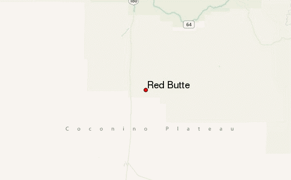 Red Butte Location Map