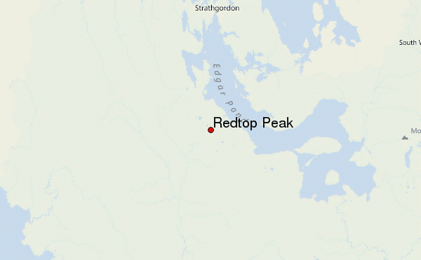 Redtop Peak Location Map
