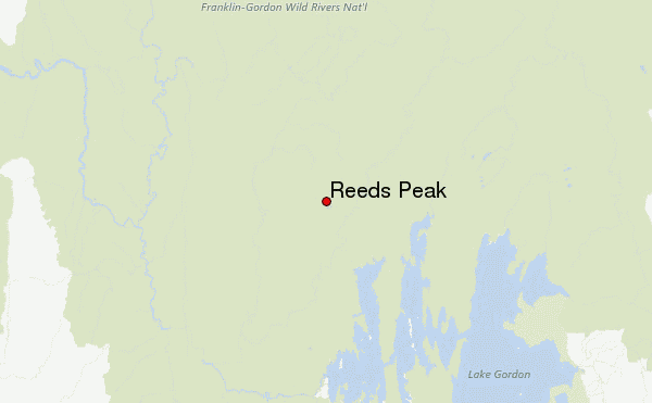 Reeds Peak Location Map
