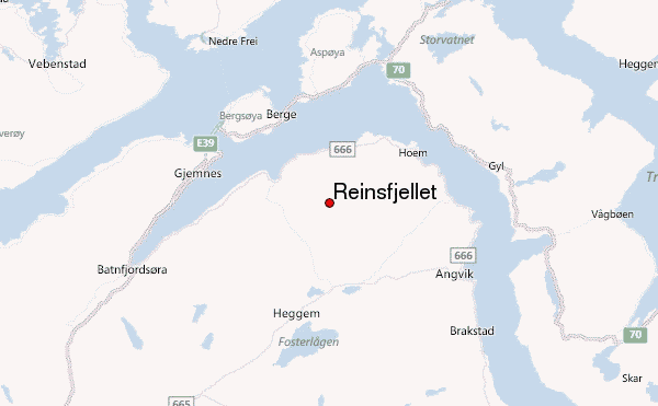 Reinsfjellet Location Map