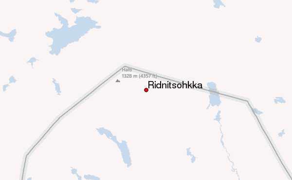 Ridnitsohkka Location Map