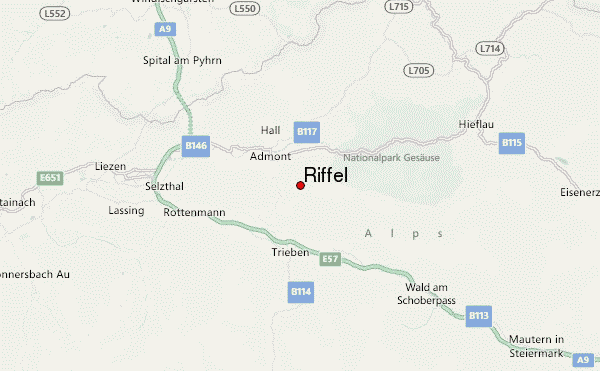 Riffel Location Map