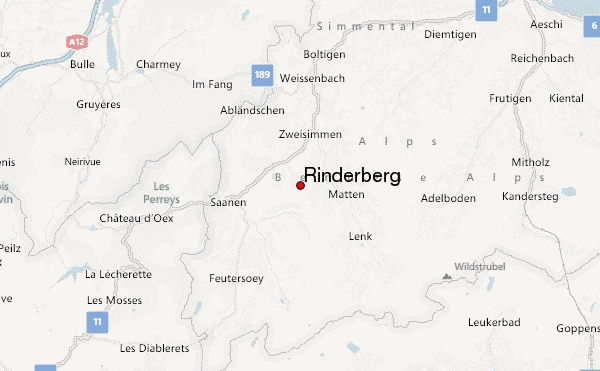 Rinderberg Location Map