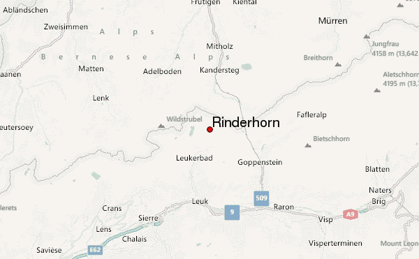 Rinderhorn Location Map