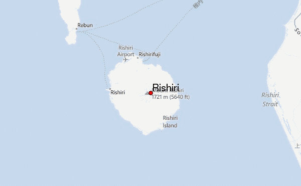 Rishiri Location Map
