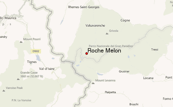 Roche Melon Location Map