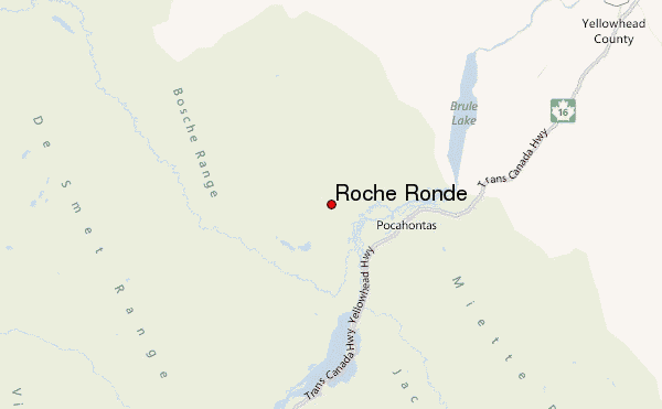 Roche Ronde Location Map
