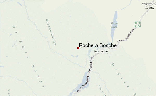 Roche à Bosche Location Map