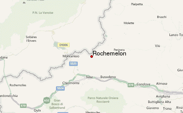 Rochemelon Location Map