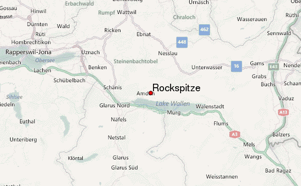 Rockspitze Location Map