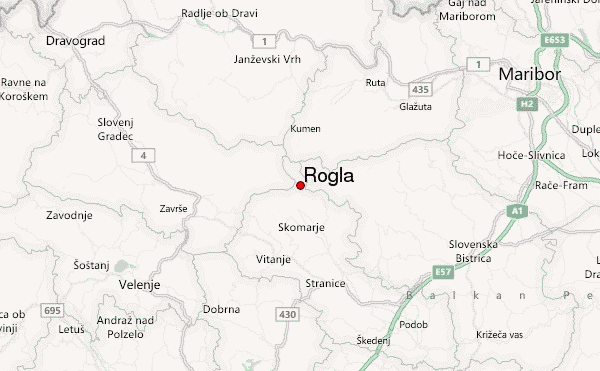 Rogla Location Map