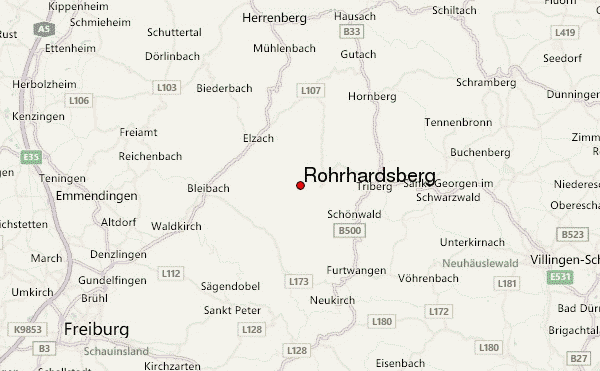Rohrhardsberg Location Map