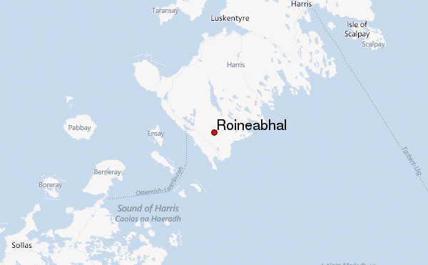 Roineabhal Location Map
