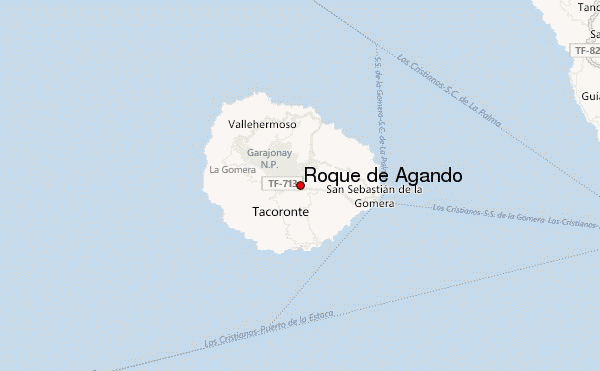 Roque de Agando Location Map