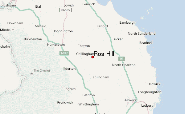 Ros Hill Location Map