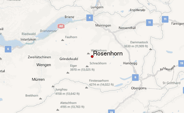 Rosenhorn Location Map
