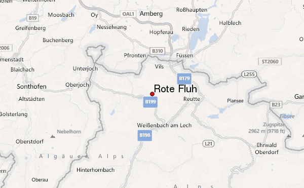 Rote Fluh Location Map