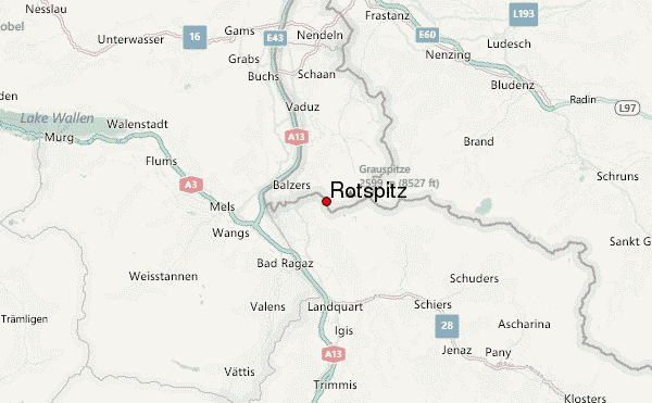 Rotspitz Location Map