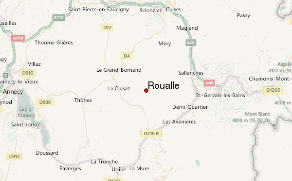 Roualle Location Map
