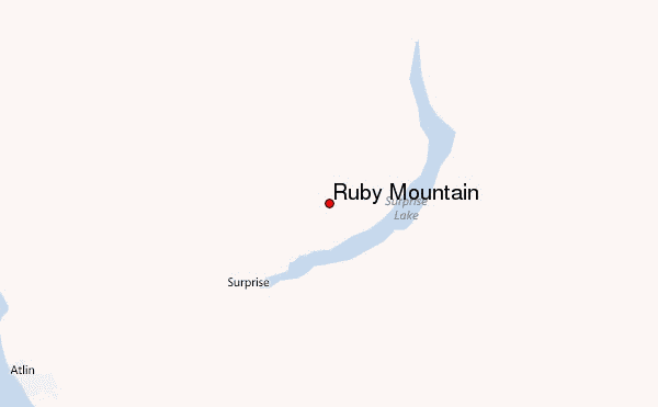 Ruby Mountain Location Map