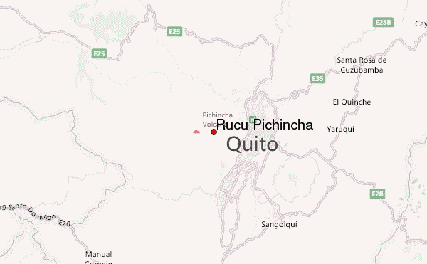 Rucu Pichincha Location Map