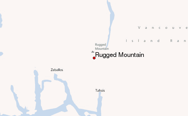Rugged Mountain Location Map