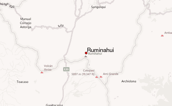 Rumiñahui Location Map