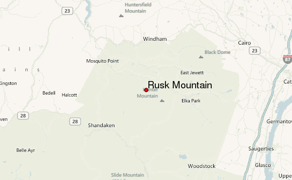 Rusk Mountain Location Map