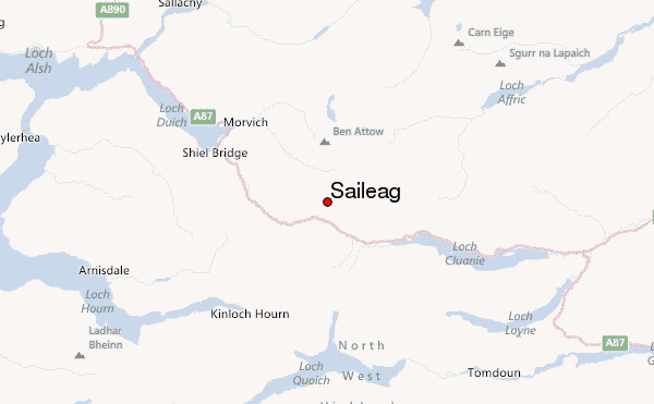 Sàileag Location Map