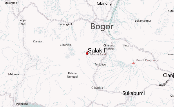 Salak I Location Map