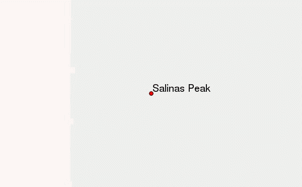 Salinas Peak Location Map