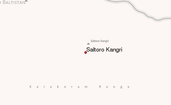 Saltoro Kangri Location Map