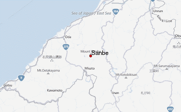 Sanbe Location Map