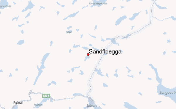 Sandfloegga Location Map