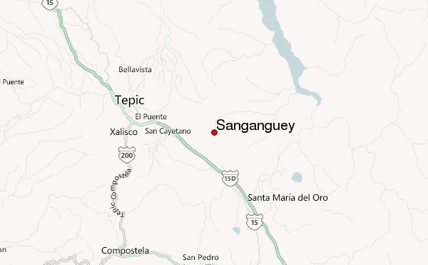 Sanganguey Location Map