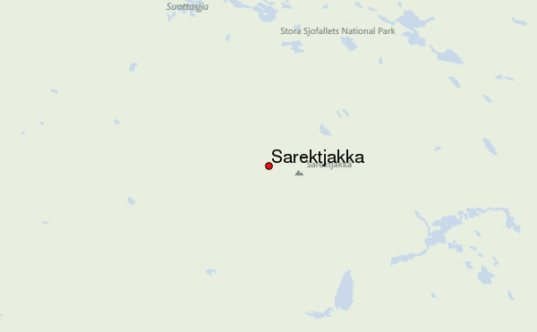 Sarektjåkkå Location Map