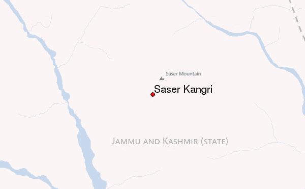 Saser Kangri Location Map