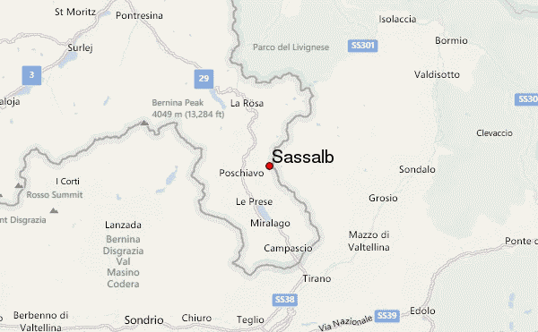 Sassalb Location Map
