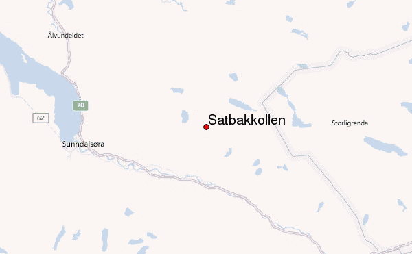Såtbakkollen Location Map