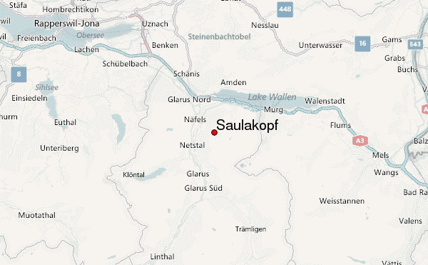 Saulakopf Location Map